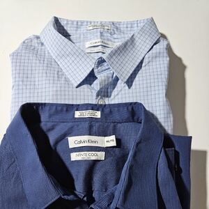 Calvin Klein men's button-down 2 shirts Bundle